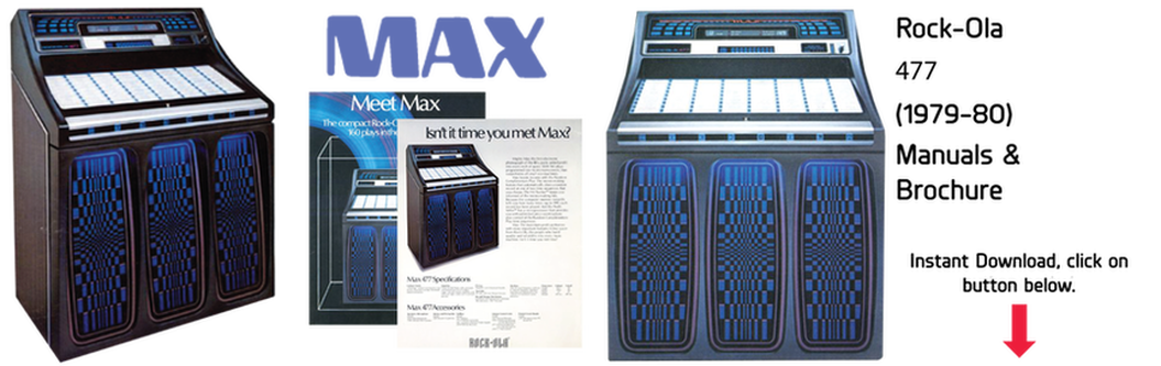 Rock-Ola 477 “Max” (1979-80) Manual & Brochure