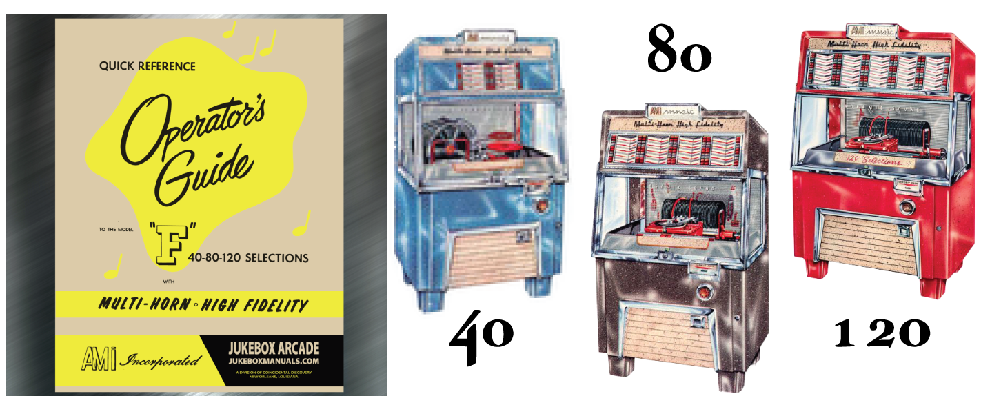 AMI D-80 Jukebox Service & Parts Manual 