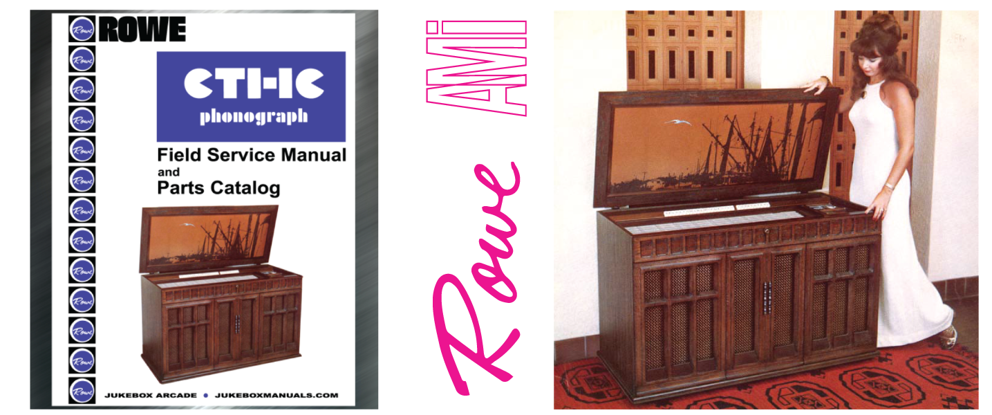 Rowe AMI CTI-1C (1974) Manual Service and Parts Manual