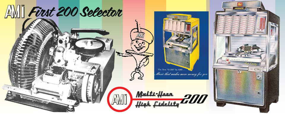 AMI G-200 Complete Jukebox Manual and Brochures