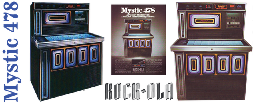 Rock-Ola 478 “Mystic” (1978) Manuals & Flyer Cover