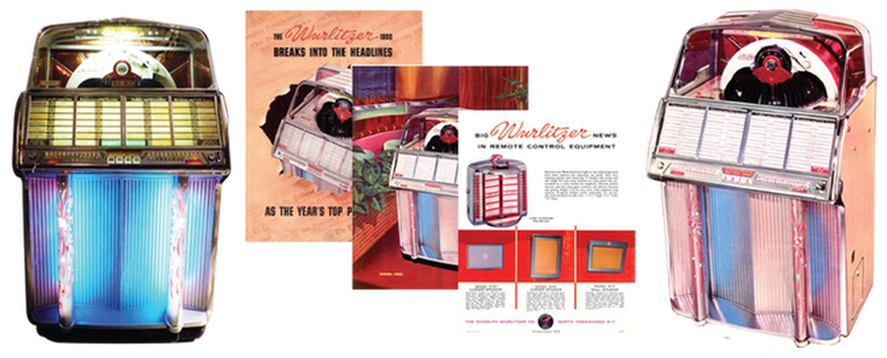 Wurlitzer Model 1800 (1955) Manual & Brochure