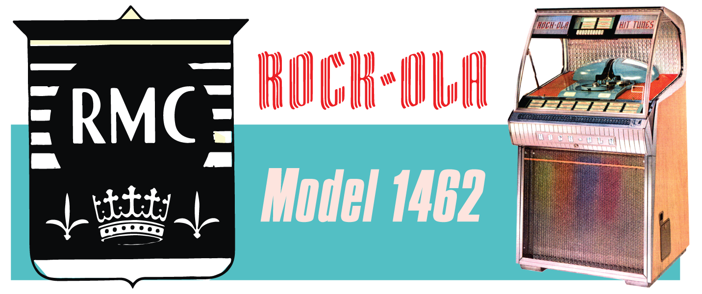 Rock Ola 1462 Installation Manual Service Manual Parts Catalog