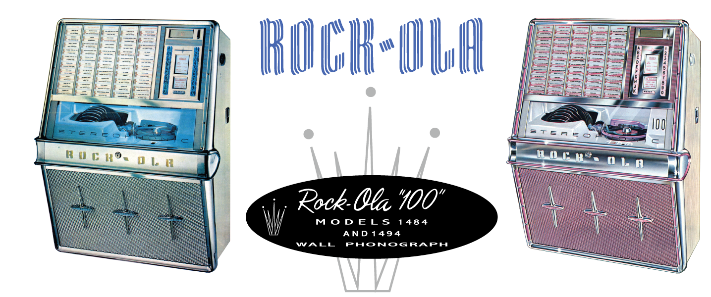 Super Rare! Rock Ola Models 1484 and 1494