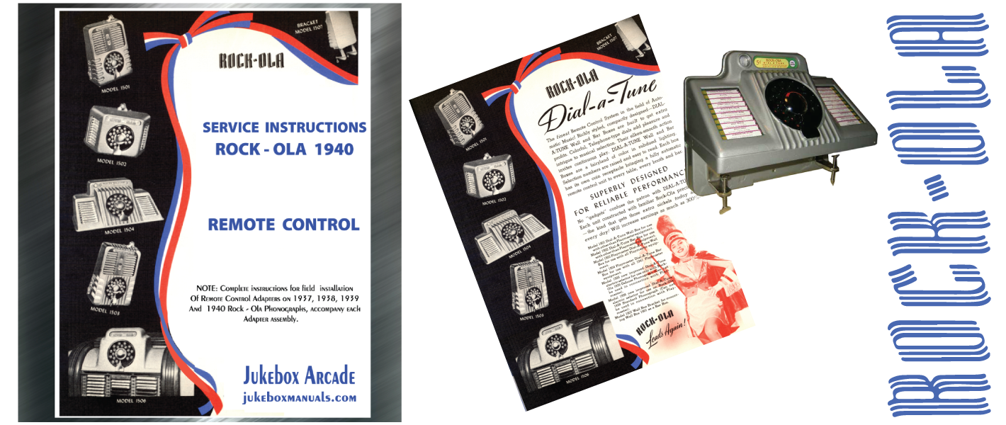 Rock-Ola 1937, 1938, 1939 and 1940 Remote Control Systems