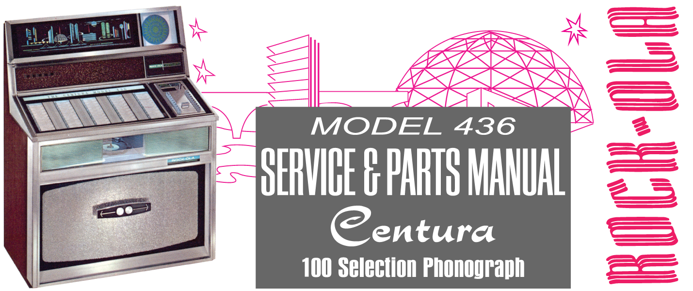 Rock-Ola 436 - 100 Selection Service Manual & Parts Catalog