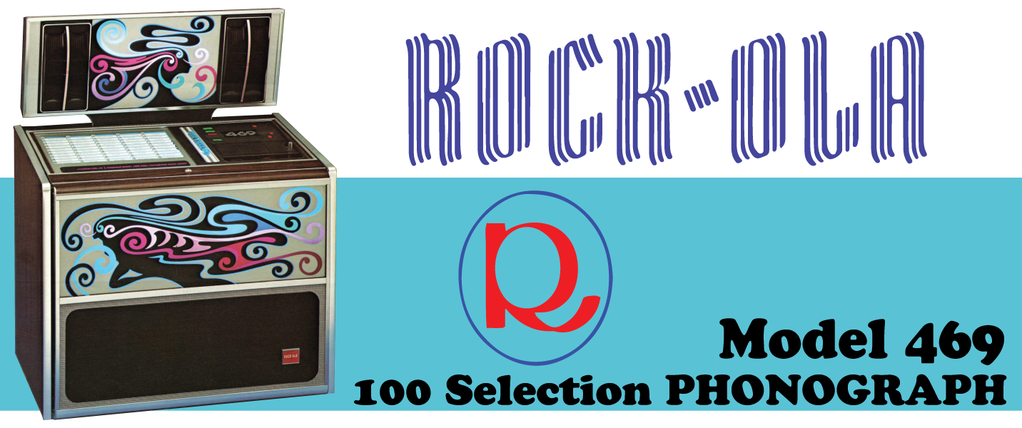 Rock Ola Model 469 - 100 Selection Complete Service Manual, Complete Parts List