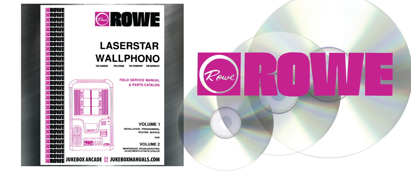 ROWE LaserStar WallPhono Service and Parts Manuals