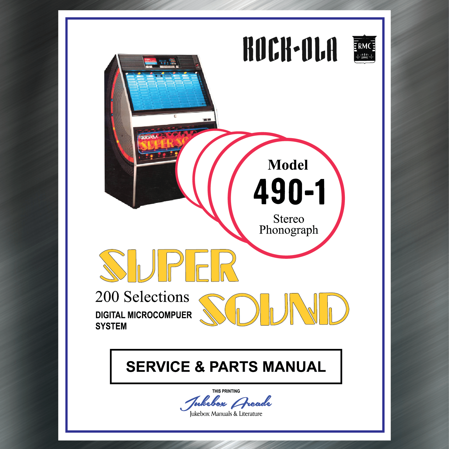 Rock-ola 490 Super Sound Advertising Brochure 