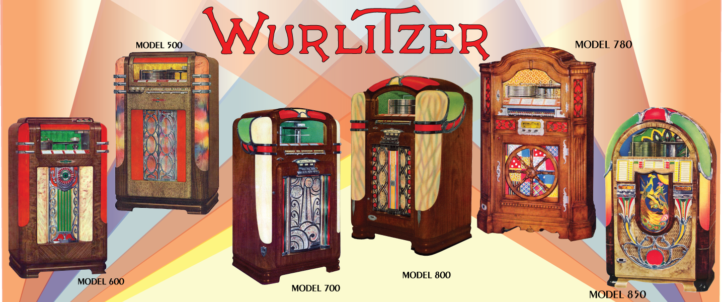 Wurlitzer 500, 500-A, 600, 600-A, 700, 750, 750-E, 780, 780-E, 800, (1938-41)Manual